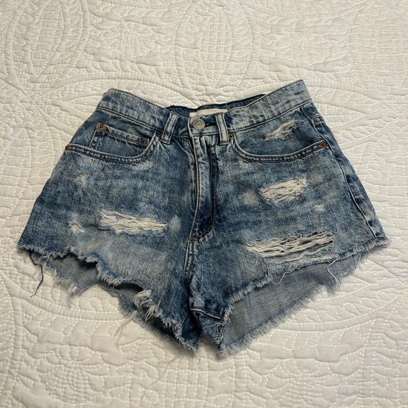 Garage Festival Jean Shorts - Picture 1 of 2